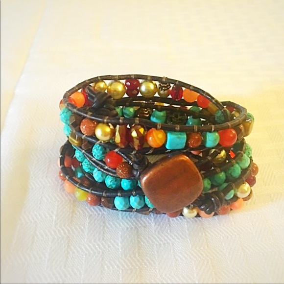 Handmade Renaissance Leather Wrap - Picture 3 of 6